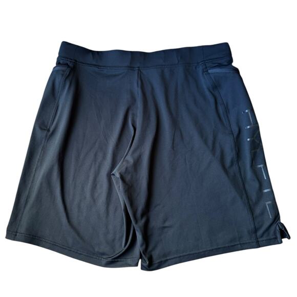 Hylete Above Knee black Shorts Running Gym Shorts elastic waistband size large - Picture 5 of 12